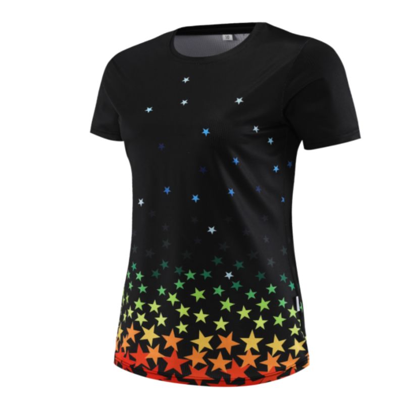 REdbEAR Sports Womens Short Sleeve Super Star Running Shirt