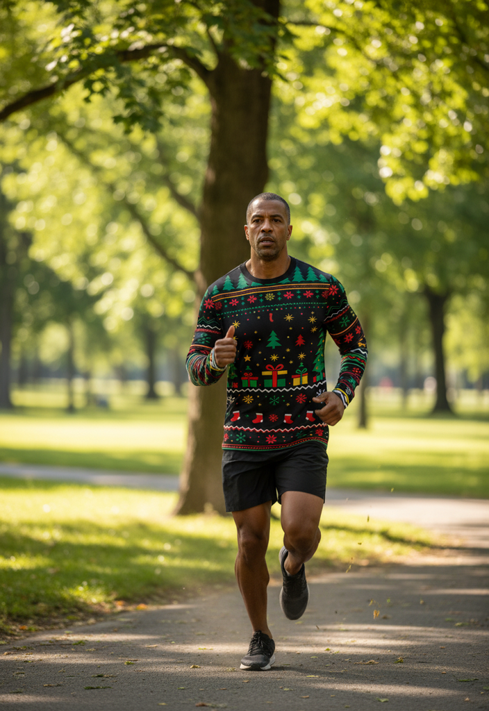REdbEAR Sports Mens Unisex Festive Fun Christ