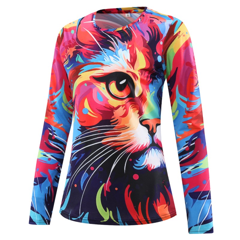 REdbEAR Sports Women's Long Sleeve Feline Fun