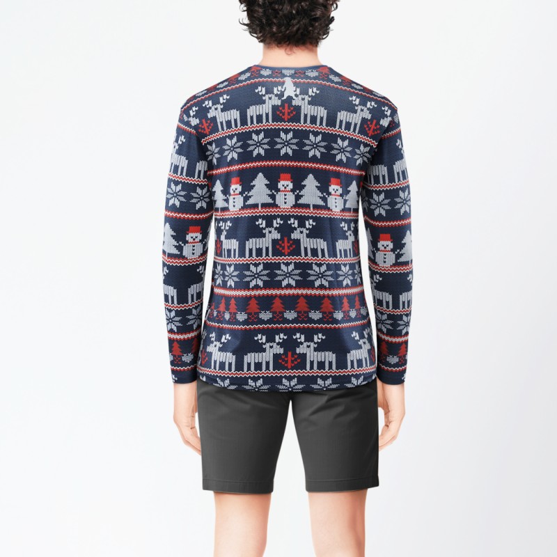 REdbEAR Sports Men's Long Sleeve Christm