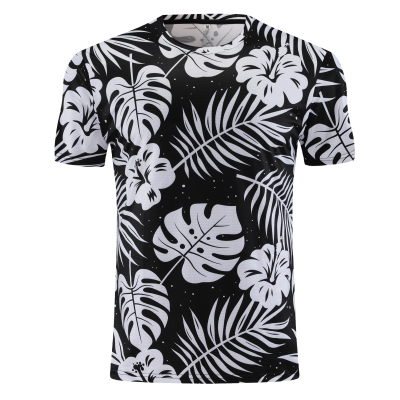 redbear sports men's tropical running | fitness tech dry short sleeve t-shirt